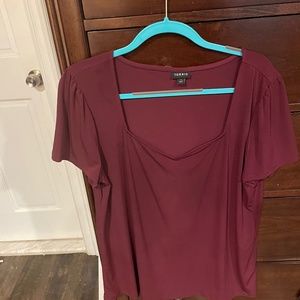 Maroon Sweetheart Tee